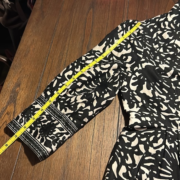 S D II Print 3/4 Sleeve Jacket - Picture 7 of 9